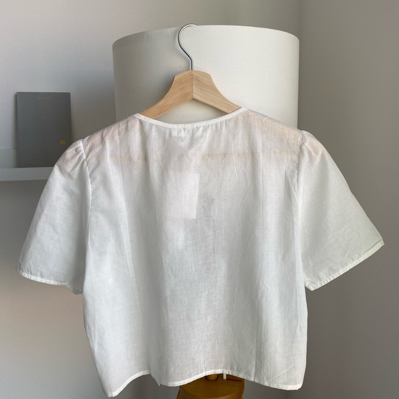 vintage style white top - Picture 4 of 4